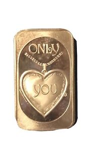 RARE VINTAGE 1986 Cameo Classic Silver Bar 'ONLY YOU' in Original Packaging