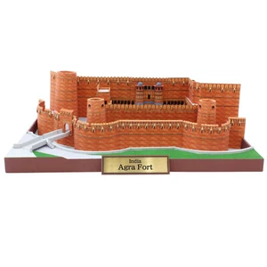 Nuovissimo kit puzzle fai da te Agra Fort India modello di carta 3D costruzione famosa indiana - Foto 1 di 10