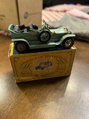LESNEY MODELS OF YESTERYEAR No.15 1907 ROLLS ROYCE SILVER GHOST Y15 WITH BOX - Image 1 of 4