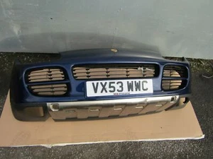 Porsche Cayenne S Mk1 955 4.5 front bumper panel + satin trim lapis blue - Picture 1 of 12