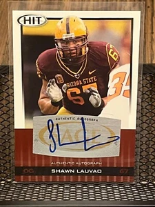 SHAWN LAUVAO 2010 SAGE HIT AUTO ROOKIE BROWNS ARIZONA STATE SUN DEVILS AUTOGRAPH - Picture 1 of 2
