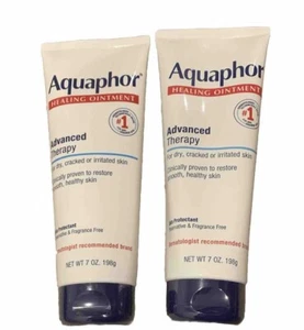 Aquaphor Healing Ointment Advanced Therapy For Dry Cracked Skin 7 Oz Pack of 2 - Picture 1 of 1