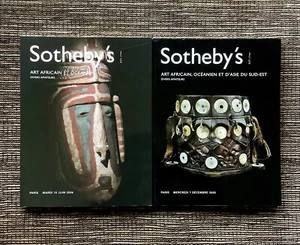 2-LOT 2004 2005 Sotheby's Auction Catalog: Art Africain Oceanien African Oceanic - Foto 1 di 21