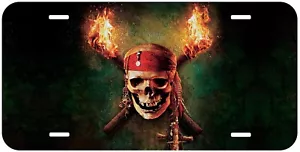 Skull Pirates Aluminum Novelty Tag Car License Plate - Bild 1 von 2