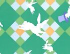 2 coordinated cuts cotton fabric Magic Rabbits-Ruth McDowell for Andover 1.4+ yd