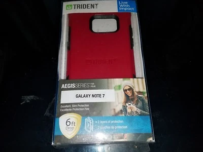Trident Aegis Series for Galaxy Note 7 6FT Drop REd - Image 1 of 4