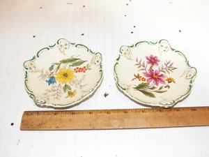 Vintage Paar ELFENBEIN ROSENTHAL KRONACH-GERMANY MOLIERE 4,5" Platten - Bild 1 von 5
