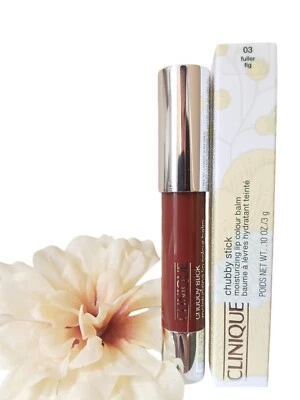 CLINIQUE CHUBBY STICK Moisturizing Lip Colour Balm ~ 03 Fuller Fig ~3 g /NIB - Image 1 of 4