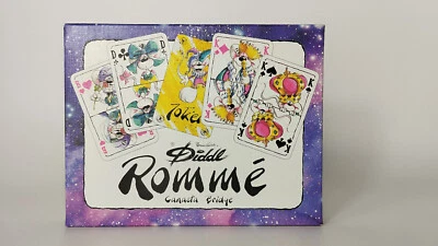 Kartenspiel klassisches Kartendeck Diddl Rommé Canasta Bridge lila gebraucht - Bild 1 von 4