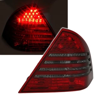 Fari Posteriori für Mercedes Classe C W203 Berlina 00-03 Rosso Fumè LED DE 6-PIN - Picture 1 of 11