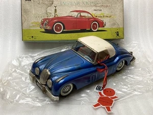 Bandai Bc Bandaiya Jaguar Xk150 Coupe Tin Vintage Friction Made In Japan 1960 Sh - Picture 1 of 9