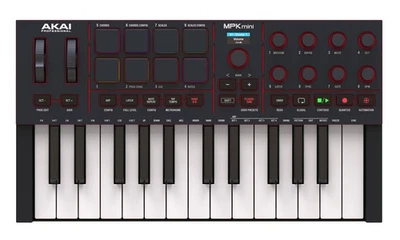 Akai MPK Mini IV - Compact Keyboard and PAD/MIDI Controller (Black) - Image 1 of 3