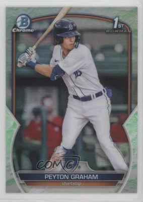 2023 Bowman Chrome Prospects Lunar Glow Refractor Peyton Graham #BCP-57 - Image 1 of 3