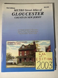 Gloucester New Jersey Street Atlas 2003 Franklin Maps Deptford Monroe NJ Guide - Picture 1 of 16