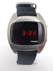 Fossil Red LED Watch JR-8854 Running/working - Picture 1 of 7