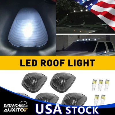 For Ford F250 F350 Super Duty Roof Cab Clearance Marker Running Light Smoked - Image 1 of 4