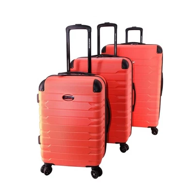 American Flyer Mina 3-Piece Hardside Luggage Set in Coral - Image 1 of 4