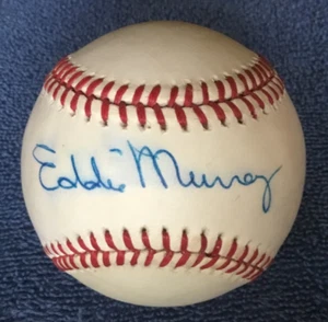 HOF Eddie Murray Signed Autographed Baltimore Orioles ML Bobby Brown Baseball - Picture 1 of 6