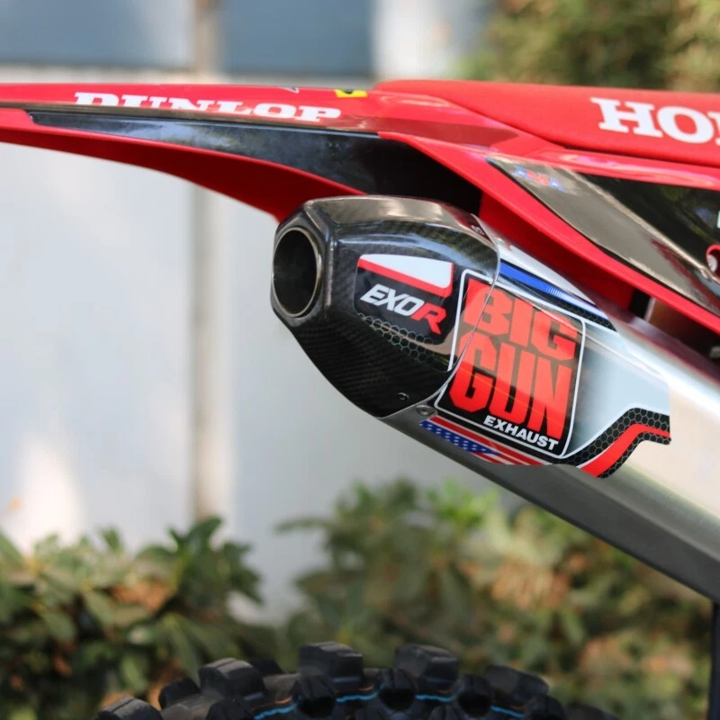 Sistema de escape completo Big Gun EVO R para Honda CRF 450R MX 2015-2016 Foto 1 de 2