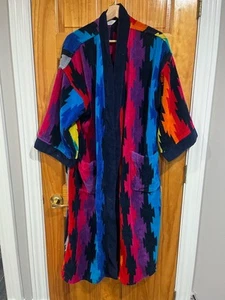 Vintage Herren Christian Dior Frottee Maximalistisch Abstrakt Bunt Gewand - Bild 1 von 6