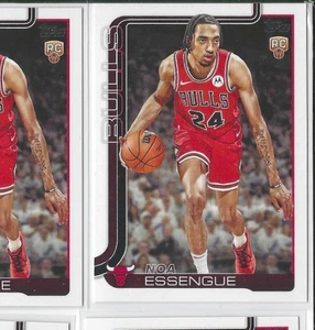 Noa Essengue 2025 Topps Rookie Chicago Bulls n. 212 - Foto 1 di 2