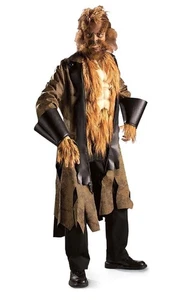 BIG MAD WOLF ADULTO CUENTO DE HADAS PARA HOMBRES ATERRADOR ANIMAL ELEGANTE VESTIDO DE HALLOWEEN DISFRAZ - Imagen 1 de 2
