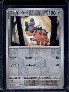Cufant SV: Shrouded Fable Pokémon #041/064 Reverse Holo Common NM+ - Picture 1 of 2