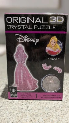 Rompecabezas Cristal 3D Original Disney Rosa Aurora 39 Piezas Nuevo ENVÍO GRATUITO Foto 1 de 2