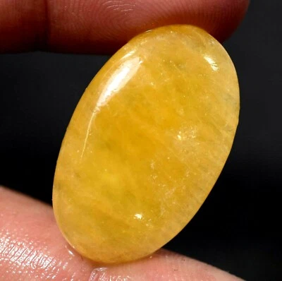 25.25 Ct Natural Golden Calcite Beautiful Designer Cabochon Top Quality Gemstone - Image 1 of 4