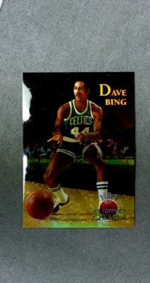 1996-97 Topps Stars Finest Refractor #107 Dave Bing Celtics - Image 1 of 2