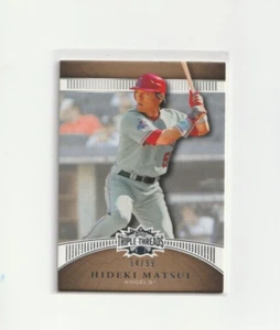 2010 Topps Triple Threads Hideki Matsui /99 Gold Los Angeles Angels D911 - Picture 1 of 1