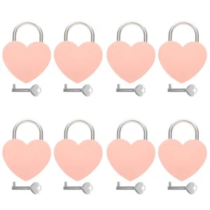 4 PCS Herzschloss Reisen Vorhängeschlösser Für Gepäck Reisegepäckschlösser - Bild 1 von 12