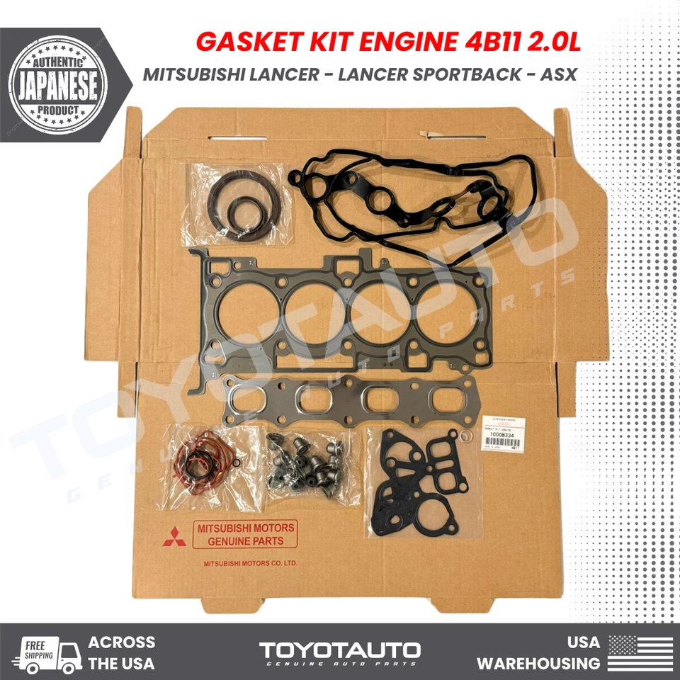 三菱 Lancer Sportback 2007–2019 4B11 2.0L 原始设备制造商垫片套件发动机 1000B334 — 第 1/4 张图片