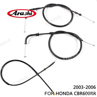 Cable de embrague y cables de acelerador Arashi para Honda CBR600RR 2003 2004 2005 2006 Foto 1 de 4
