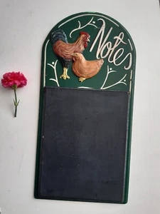 Large Blackboard Message Notes Country Kitchen Chalk Board Farm Menu Chickens - Picture 1 of 6