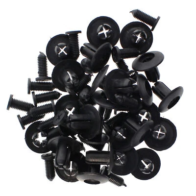 25 Bumper Retainers Fender Liner Clip Hood Rivets Trim Fasteners for Hyundai KIA Foto 1 de 4
