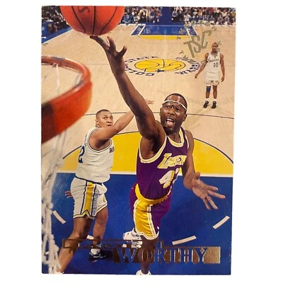 Stadium Club #147 1994-95 James Worthy TTG Los Angeles Lakers -- Ex Foto 1 de 2
