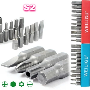Bits For Screwdriver Set S2 Torx SL Hex Key Drive Electric Drill Bit High Torque - Picture 1 of 22