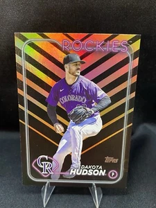 2024 Topps Update #US342 Dakota Hudson Holiday Foil Colorado Rockies - Picture 1 of 2