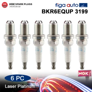 6x CANDELE DI ACCENSIONE NGK BKR6EQUP 3199 PER AUDI A6 A8 BMW E39 E46 E60 E38 X5 - Foto 1 di 5