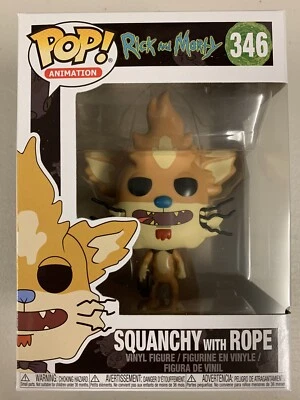 Squanchy with Rope 346 ~ Ricky and Morty ~ Vinilo Funko Pop ~ Animación Foto 1 de 4