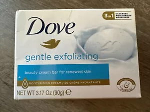 New Dove Gentle Exfoliating Moisture Bar Soap 3.17oz Skin Cleanser Beauty Body - Picture 1 of 1