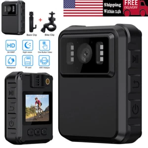 1080P 2K Audio Video DVR IR Night Cam WIFI HD Camcorder Mini Police Body Camera - Picture 1 of 12