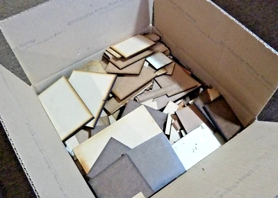 Random size cut offs,scraps for crafting/scrap booking/other hobbies etc. - Image 1 of 4