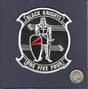 VF-154 BLACK KNIGHTS US NAVY F-4 Phantom F-14 TOMCAT Squadron Patch - Picture 1 of 1