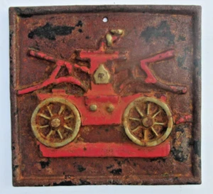 FIRE MARK PUMPER: Fire Department Insurance Co. Cincinnati- R PLAQUE/MARKER/SIGN - Picture 1 of 5