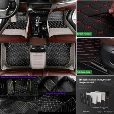 For Lincoln MKC MKS MKT MKX MKZ Car Floor Mats Luxury Carpets Auto Waterproof Foto 1 de 4