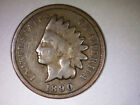 Vintage 1890 P Indian Head Cent,  Better Semi-KEY Date 1C Coin(903)