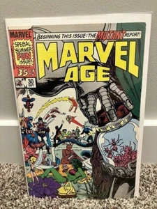 Marvel Age No. 30 1985 Comics - Mutant Report Begins by John Byrne - Foto 1 di 1