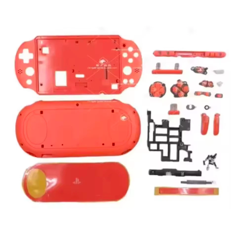 PS VITA 2000 Replacement Parts Housing Shell Front, Rear, Buttons PSV2000 Orange - Image 1 of 1